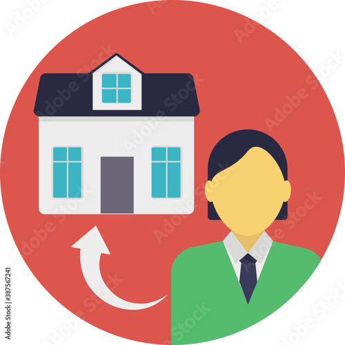 
A person with house, property owner or realtor
