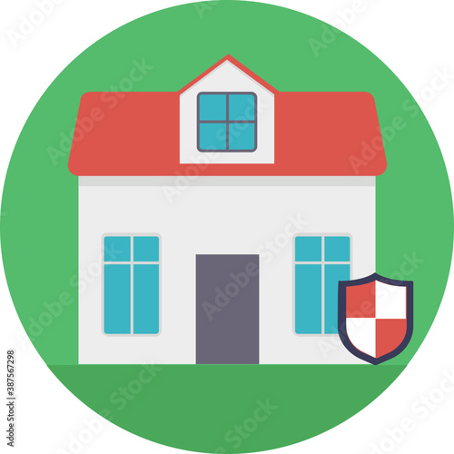 
A family house, residential building
