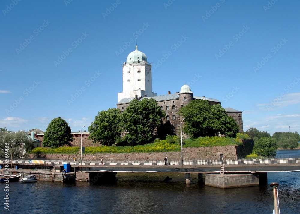 Vyborg, view from the side of the Gulf of Vyborg