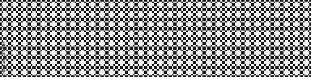 Fototapeta premium Abstract Cross Pattern Dots Logo generative computational art illustration