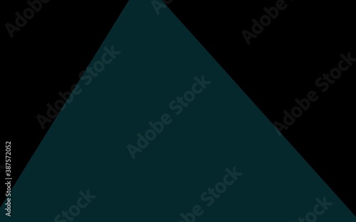 Dark Blue  Green vector polygonal template.