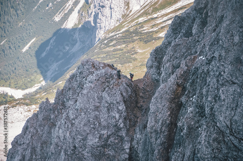 Extreme mountain climbing