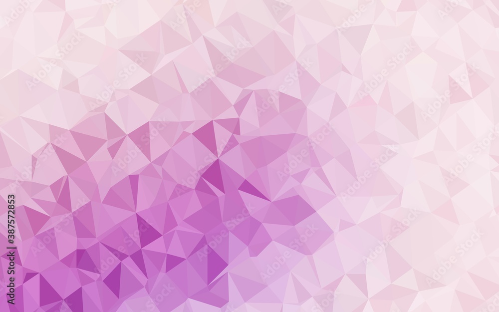 Light Purple vector abstract polygonal layout. Light Purple vector abstract polygonal layout.
