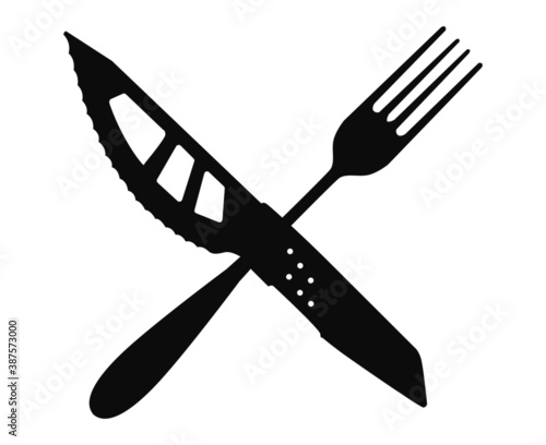 Couverts à pizza / pizza cutlery