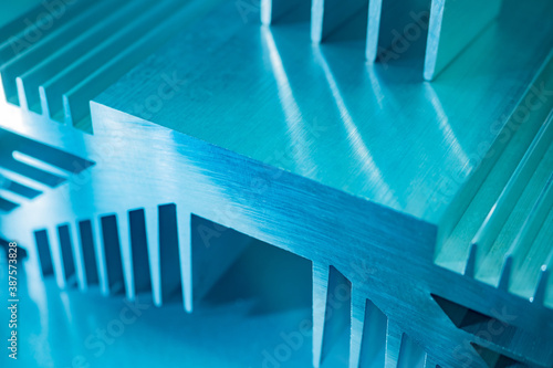 Close-up of a metal detail....