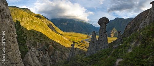 Russia. South Of Western Siberia, Altai Mountains. Akkurum tract with 