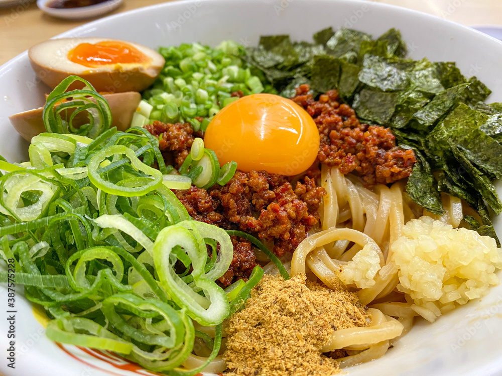 美味しそうな台湾まぜそば 美味しそうな台湾まぜそば