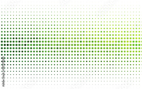 Light Green vector cover with spots.