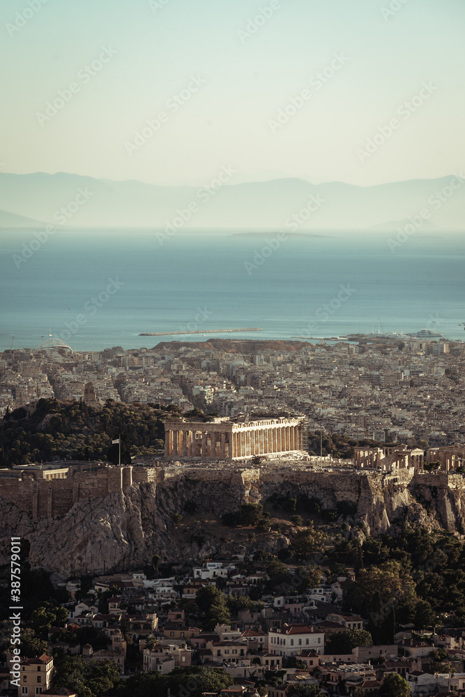 Akropolis bei Tag