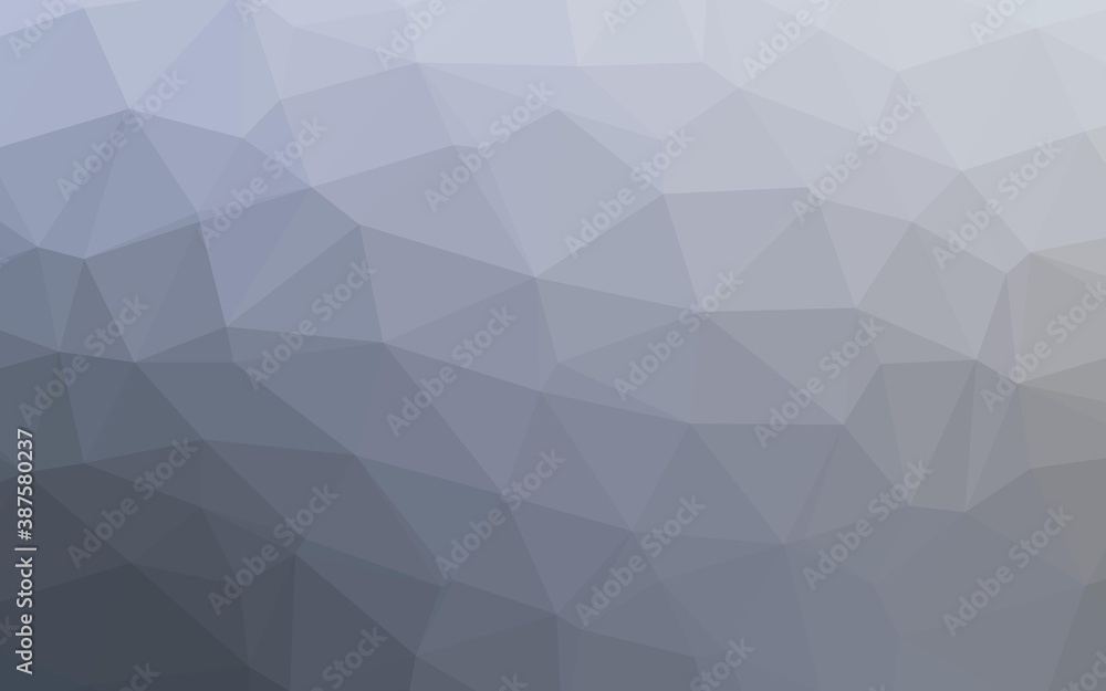Light BLUE vector blurry triangle template.