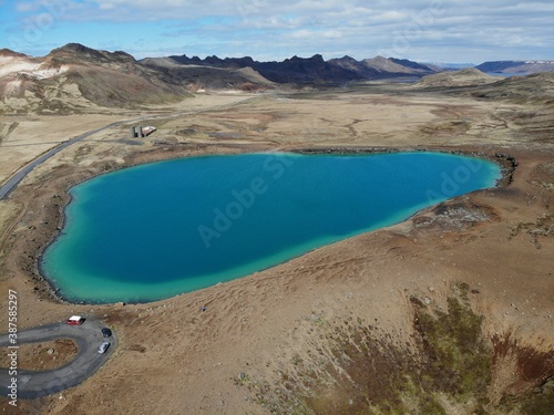Islande  lac Graenavatn - G  gvatnsvatn