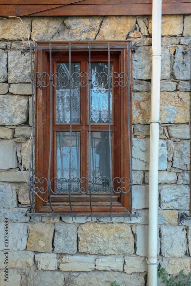 Obraz premium Windows with beautiful architecture