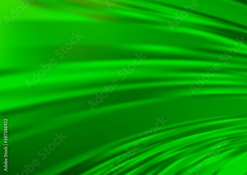 Light Green vector blur pattern.