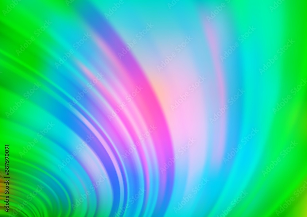 Obraz premium Light Multicolor, Rainbow vector abstract bright template.