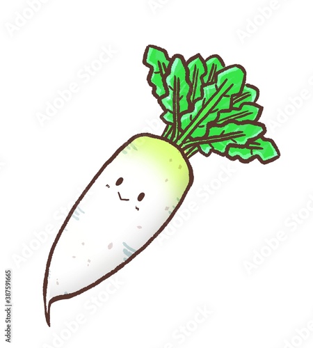 R:もっとメルヘンな野菜 大根 キャラクター