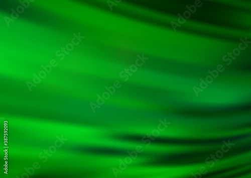 Light Green vector bokeh and colorful pattern.