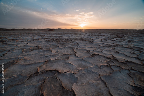 landscape desert with sky