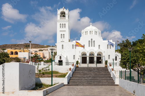 Panagia Mesani Church, Emporio, Santorini, Greece. photo