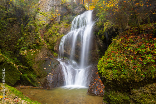 Der Niedersonthofener Wasserfall im Falltobel 