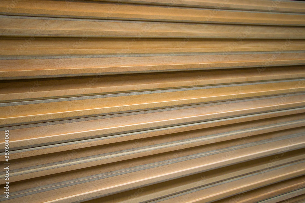Wooden wall material background and texture, pattern of the wood. Horizontal lines Wooden wall material background and texture, pattern of the wood. Horizontal lines
