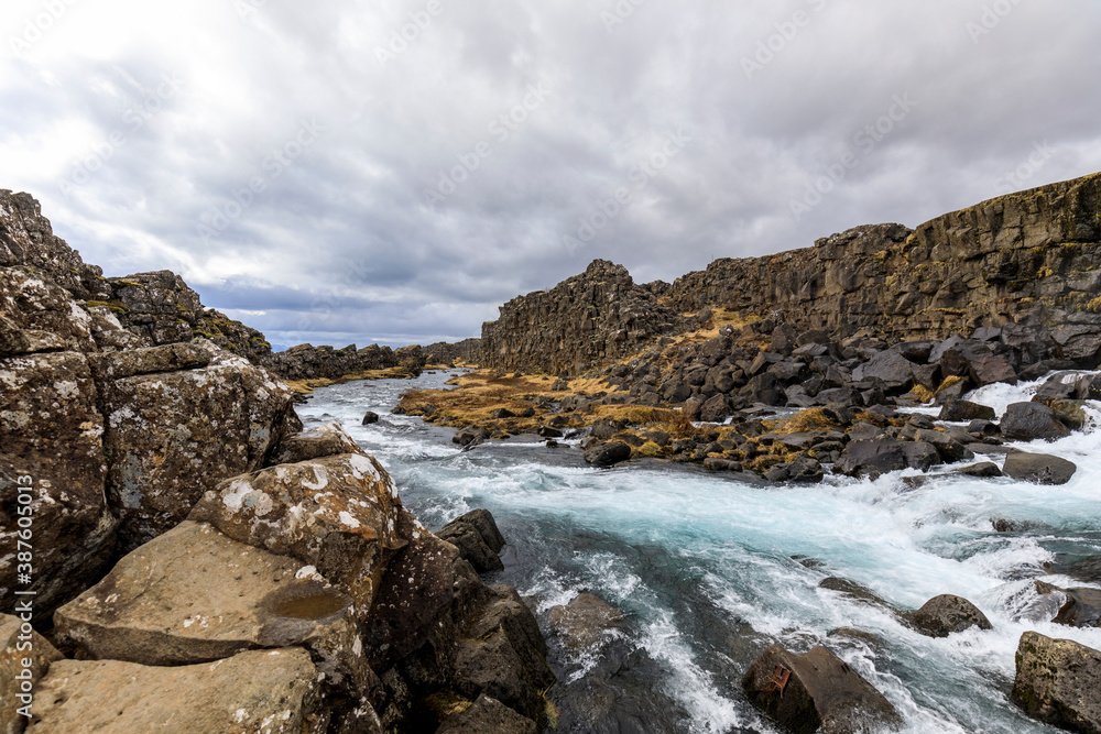 Oxarafoss, Iceland Oxarafoss, Iceland
