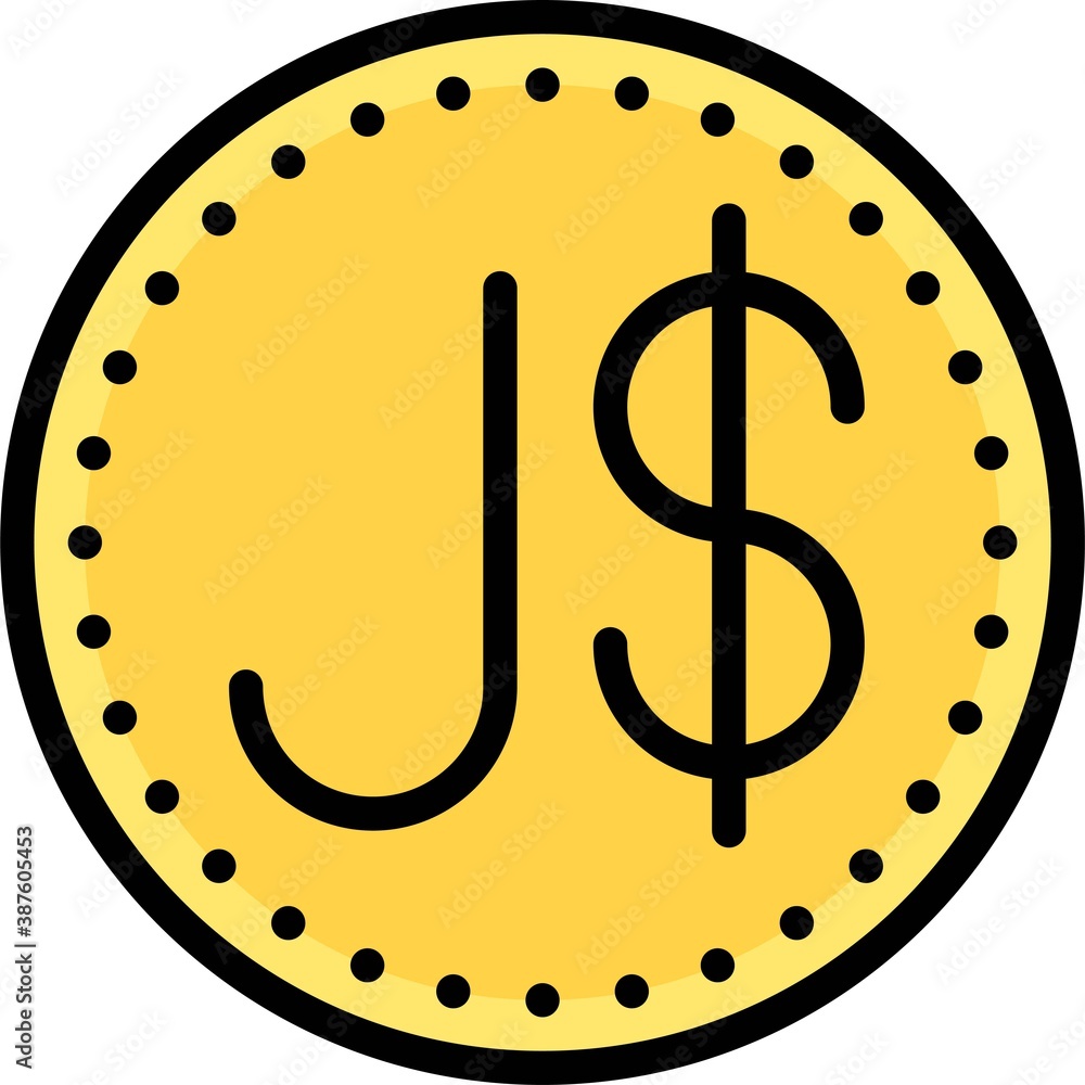 Jamaican dollar coin, currency of Jamaica since 1969 Jamaican dollar coin, currency of Jamaica since 1969
