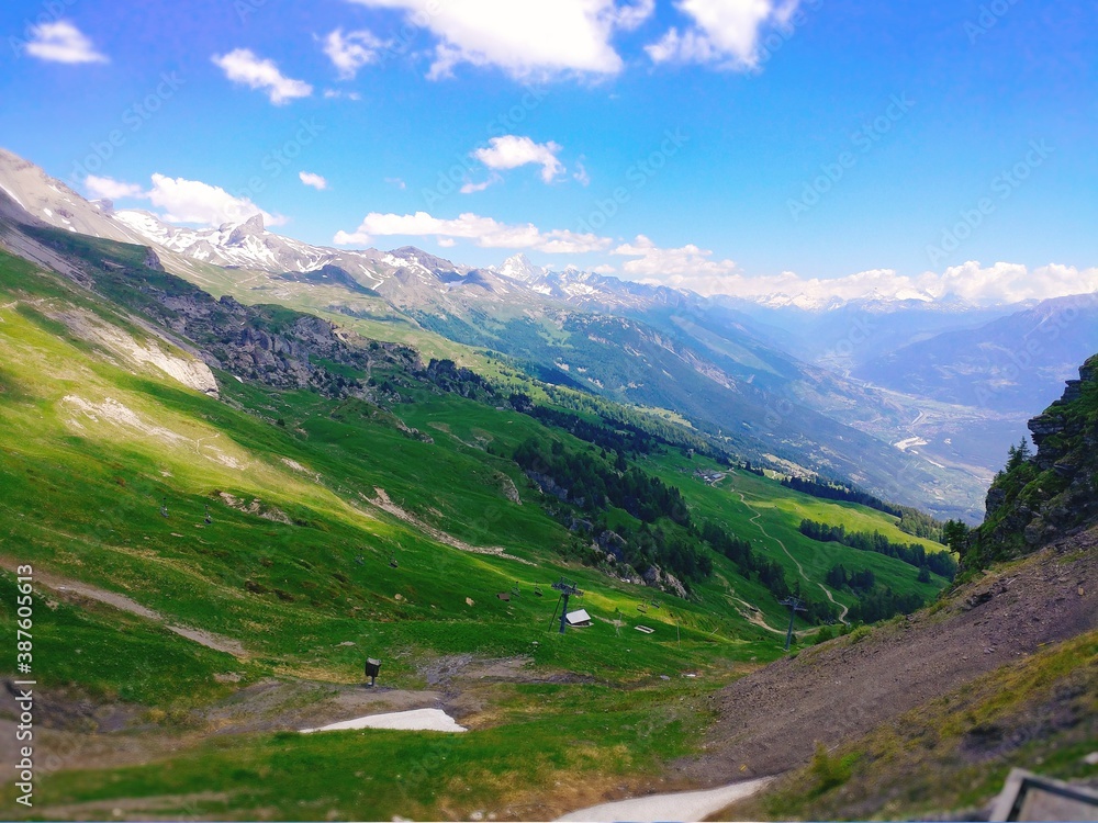 mountain road in the mountains