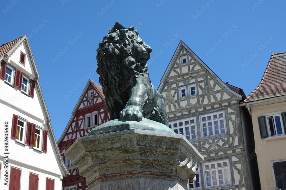 Löwenbrunnen in Vaihingen an der Enz