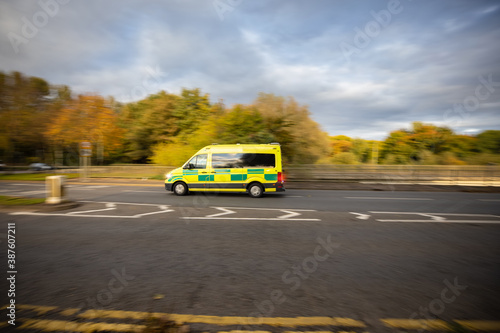 Ambulance UK respond to an Emergency in downtown