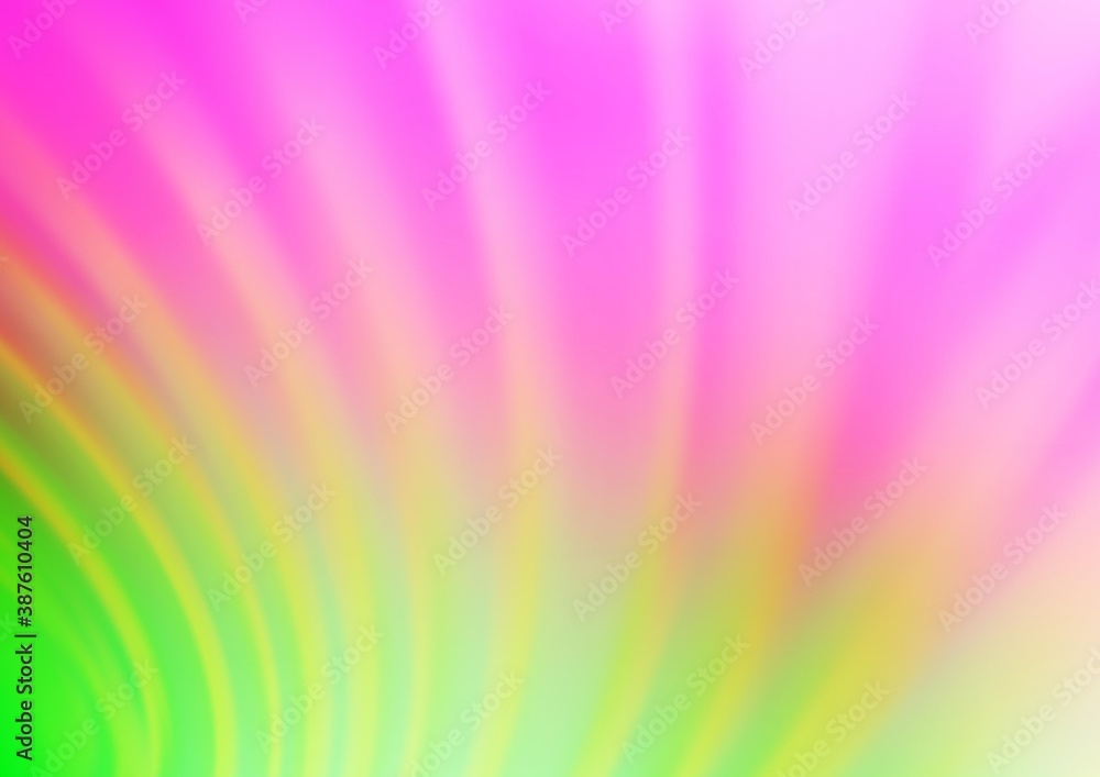 Light Pink, Green vector abstract bright background.