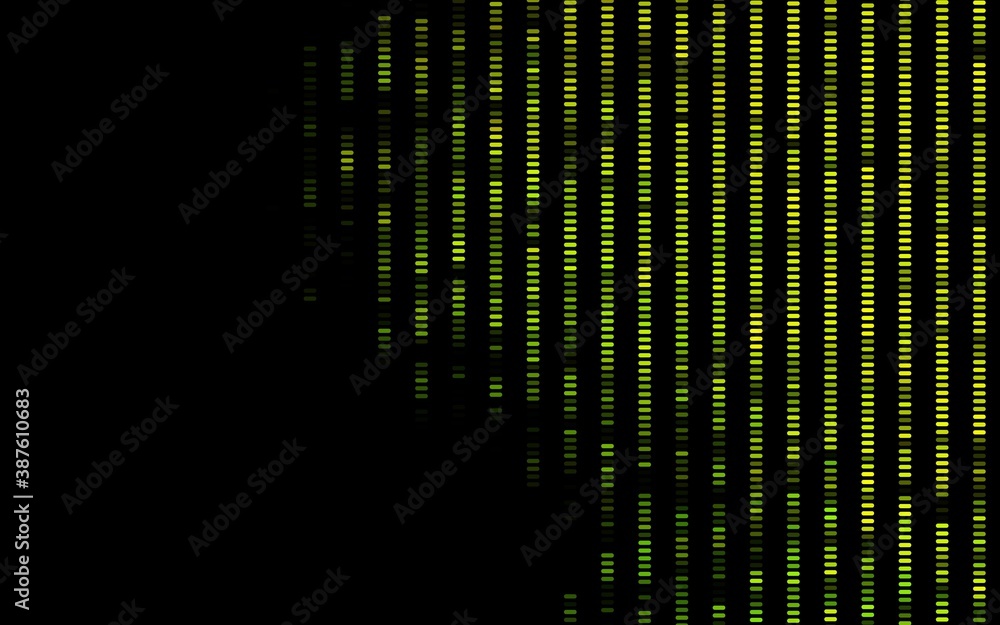 Dark Green vector pattern with narrow lines. Dark Green vector pattern with narrow lines.