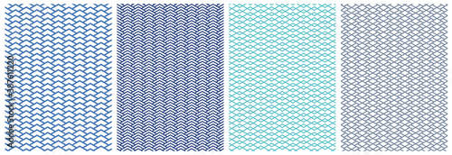 Geometry seamless line grid pattern on white background. Simple geometric motive for cloth, wrapping paper, cover design