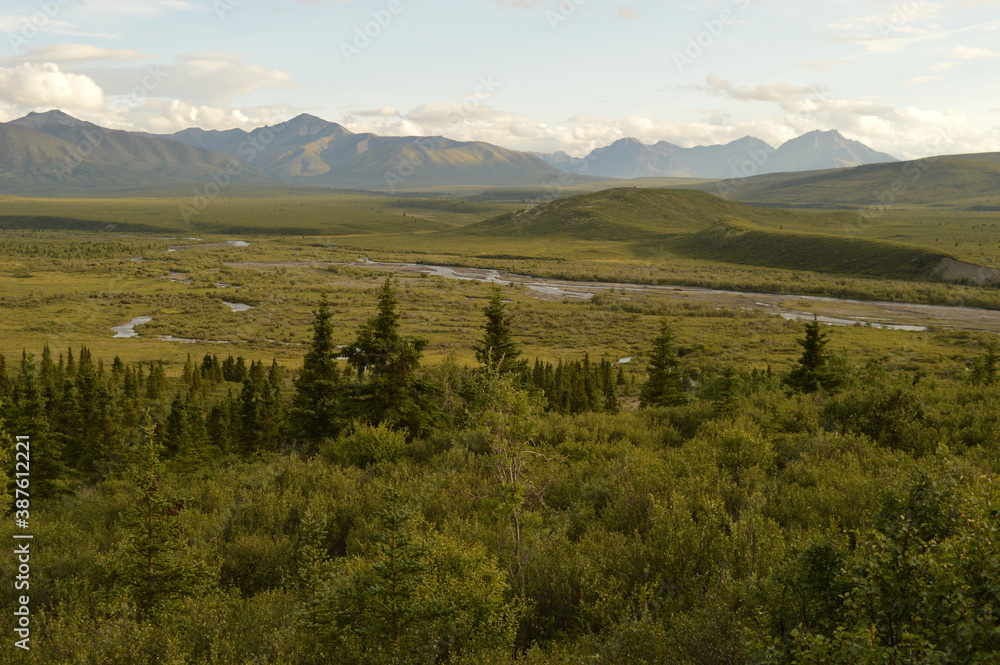 Road tripping and hiking in Northern Alaska and the Town of Chicken - USA