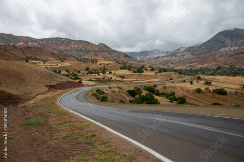 road to the mountains Sivas Turkey