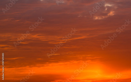 Colors of the beautiful sunset (sky background)