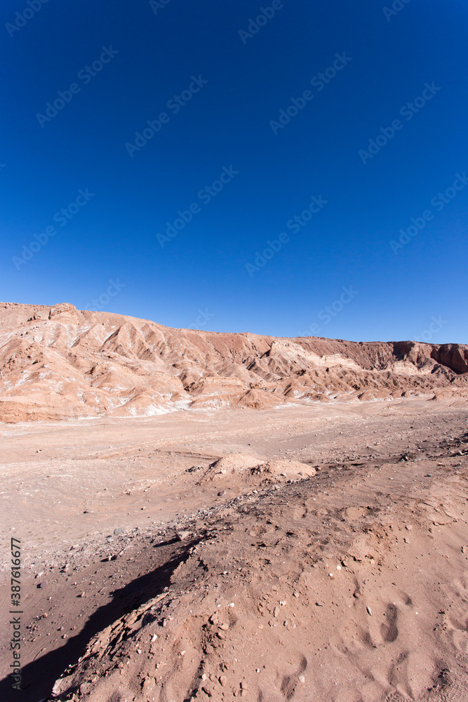 The mars valley in Atacama desert