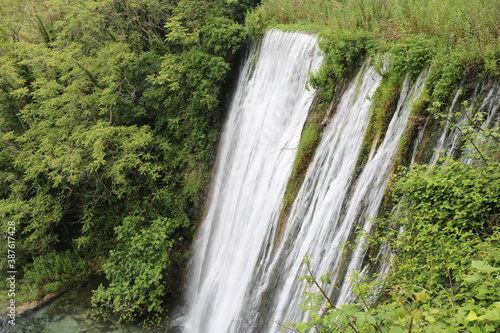 El Molinar waterfall in the city of Alcoi.