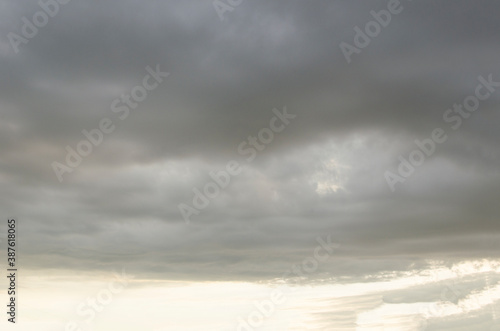 White clouds on a blue sky. Background.