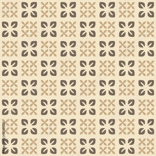 seamless repeating pattern with african symbols. vector illustration