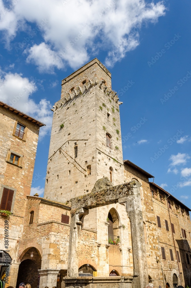 Famous San Gimignano Medieval Village, Italy, Europe