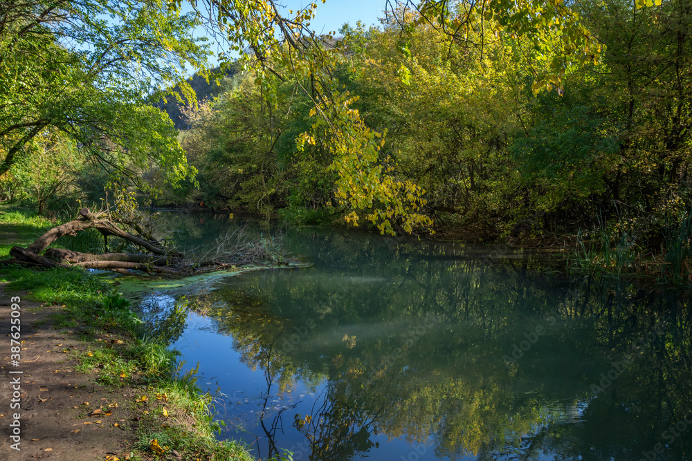 Iskar-Panega Geopark, along the Zlatna Panega River, Bulgaria