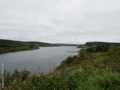 Usk reservoir angled