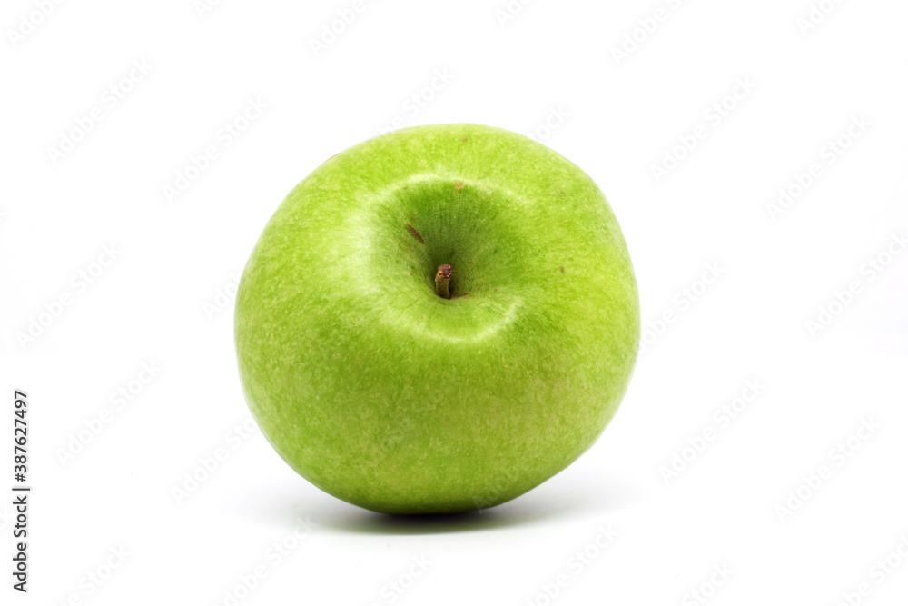 Granny Smith apple isolated on white background Granny Smith apple isolated on white background