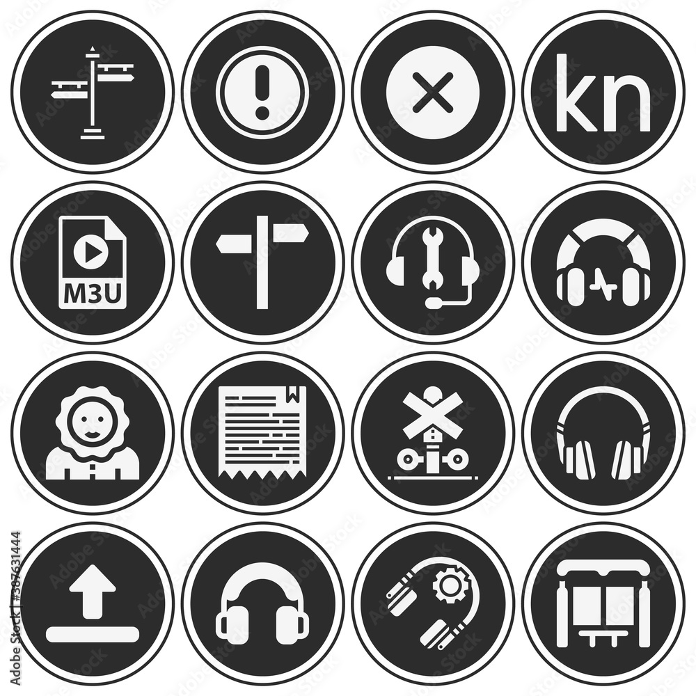 16 pack of not filled web icons set 16 pack of not filled web icons set