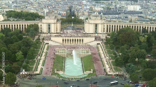 View of Trocadero in downtown Paris, France (1)

