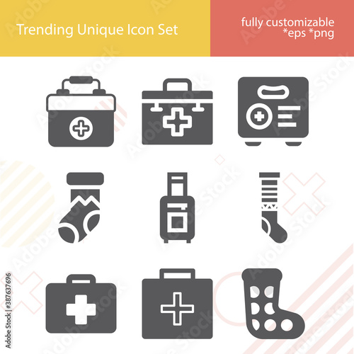Simple set of shirts related filled icons.