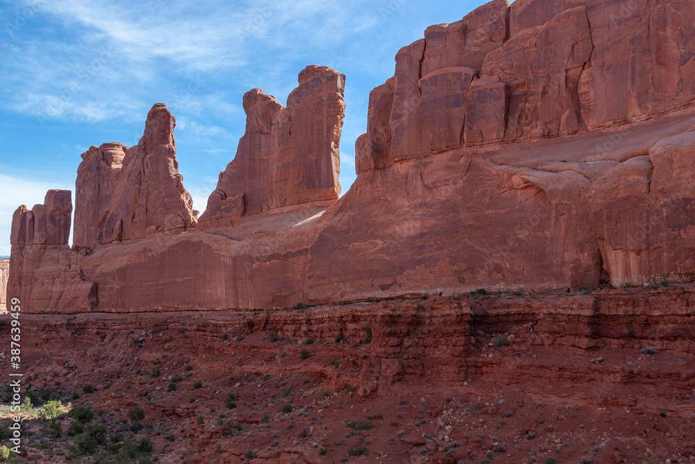 Fototapeta premium Rock Formations in Arches National Park