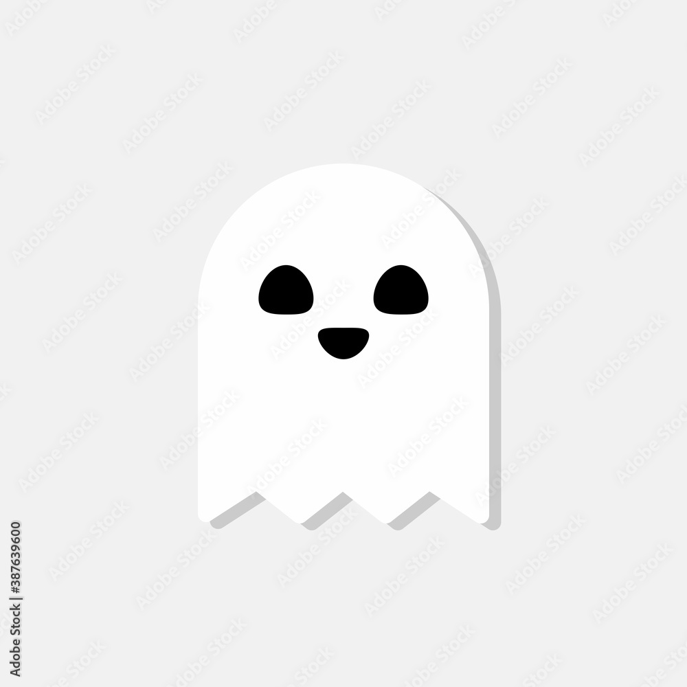 Halloween ghost, scary or cute cartoon spooky ghost, Halloween holiday. Halloween ghost, scary or cute cartoon spooky ghost, Halloween holiday.