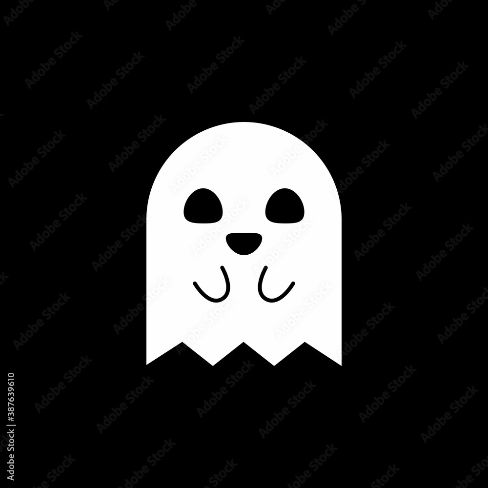 Halloween ghost, scary or cute cartoon spooky ghost, Halloween holiday. Halloween ghost, scary or cute cartoon spooky ghost, Halloween holiday.