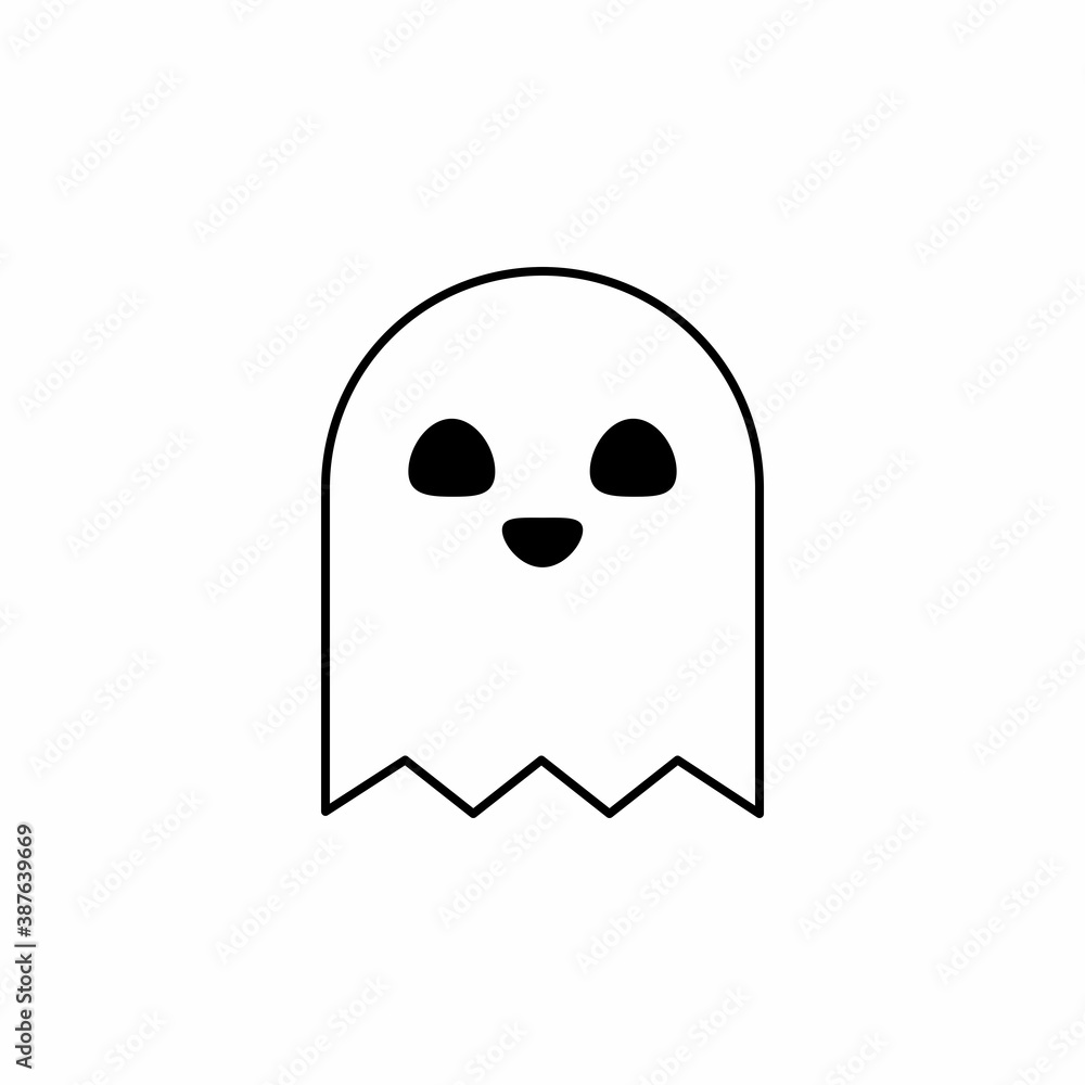 Halloween ghost, scary or cute cartoon spooky ghost, Halloween holiday. Halloween ghost, scary or cute cartoon spooky ghost, Halloween holiday.